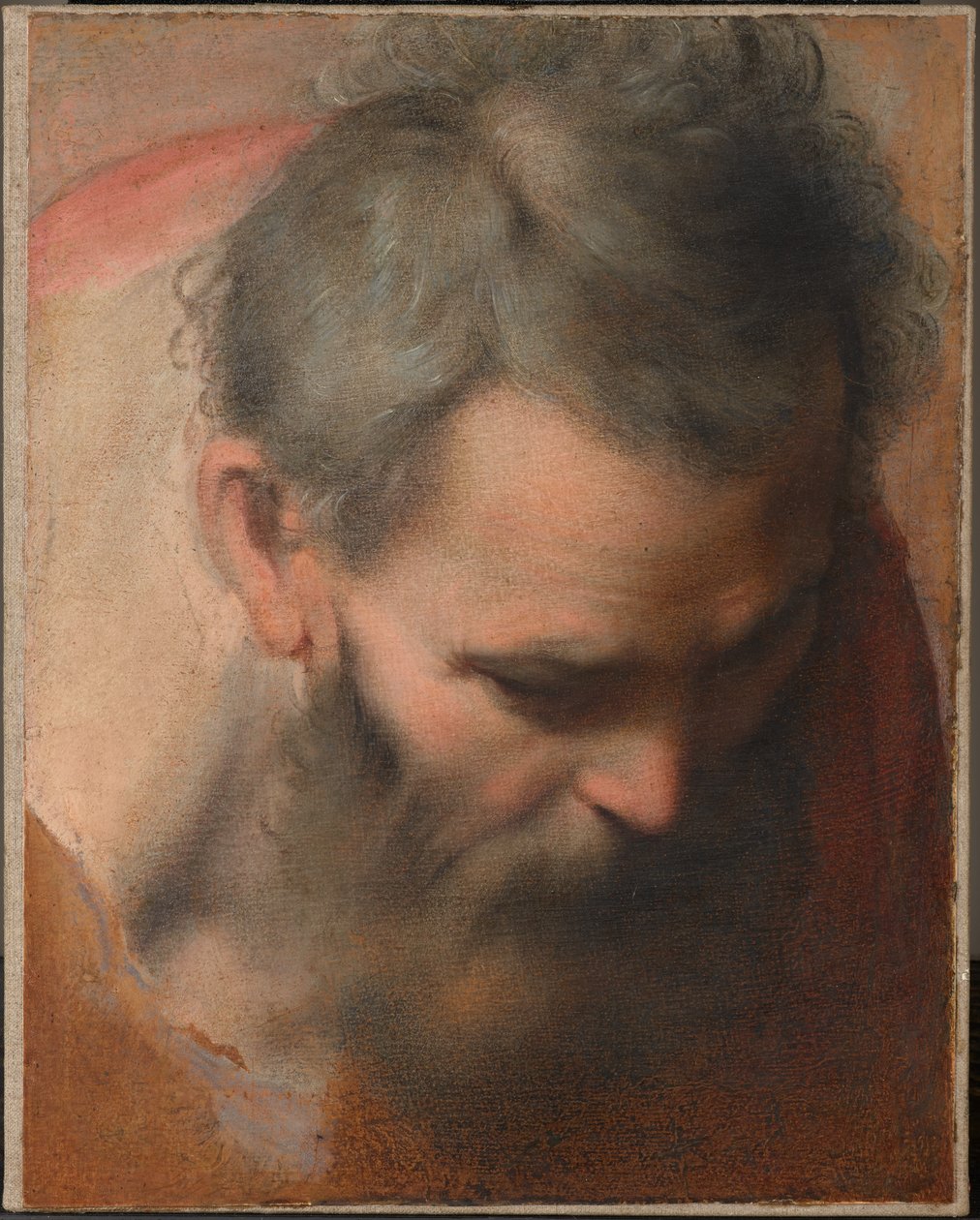 Hovedstudie af Sankt Josef af Federico Barocci