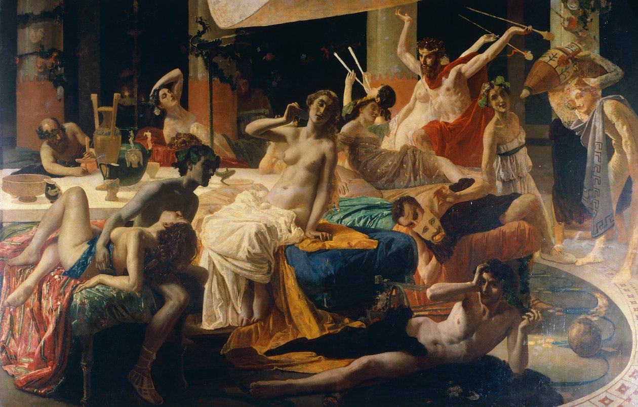 Messalinas orgier af Federico Faruffini