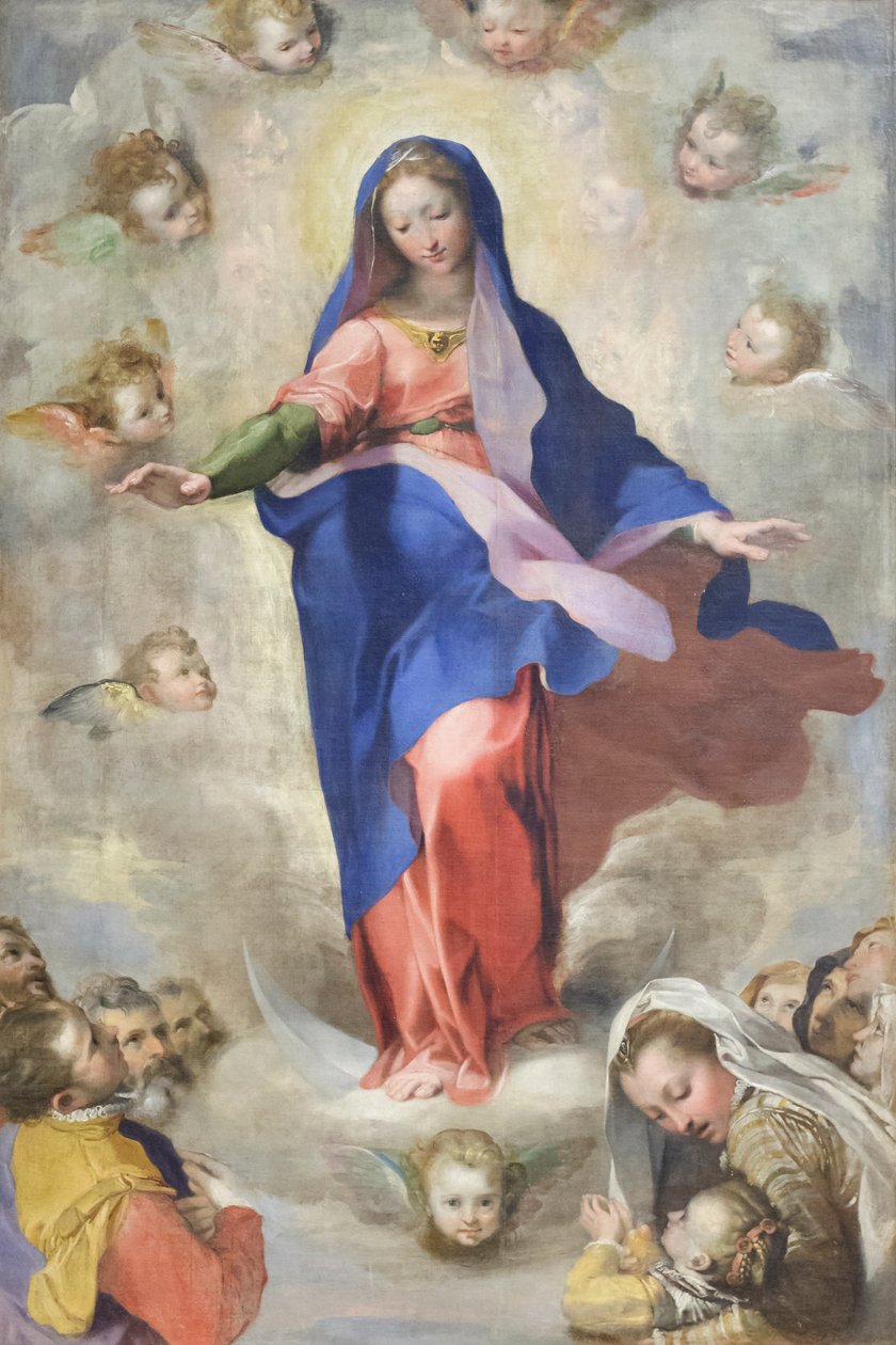 Den ubesmittede undfangelse, ca. 1575 (olie på lærred) af Federico Fiori Barocci or Baroccio