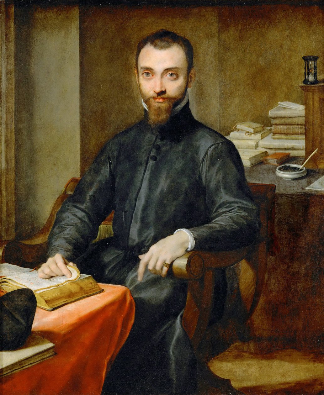 Monsignor Giuliano della Rovere (1559-1621) - Federigo Barocci (1528-1612). Olie på lærred, ca 1595. Mål: 117x97,5 cm. Kunsthistorisk museum, Vienne af Federico Fiori Barocci or Baroccio
