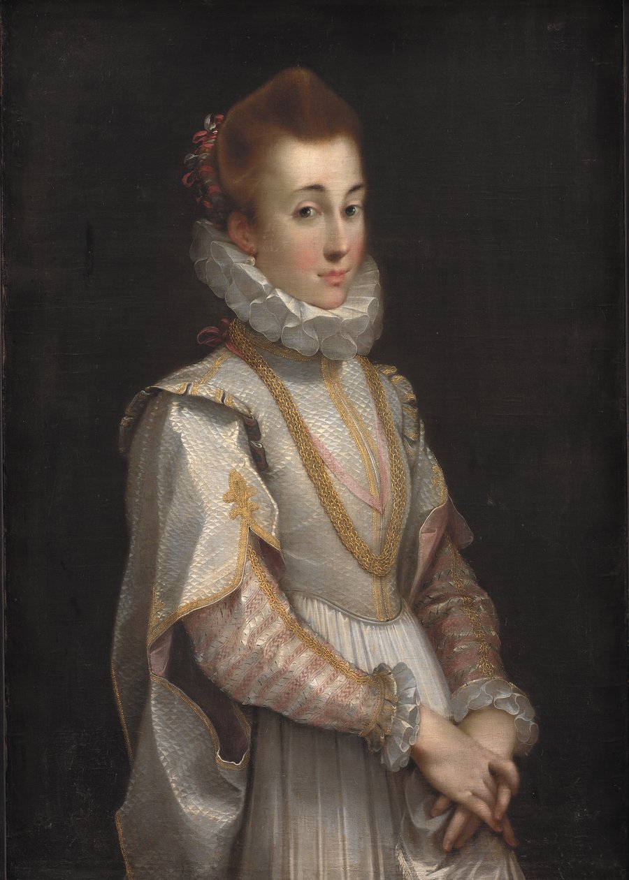 Portrait of a Young Lady, ca. 1600 (olie på lærred) af Federico Fiori Barocci or Baroccio
