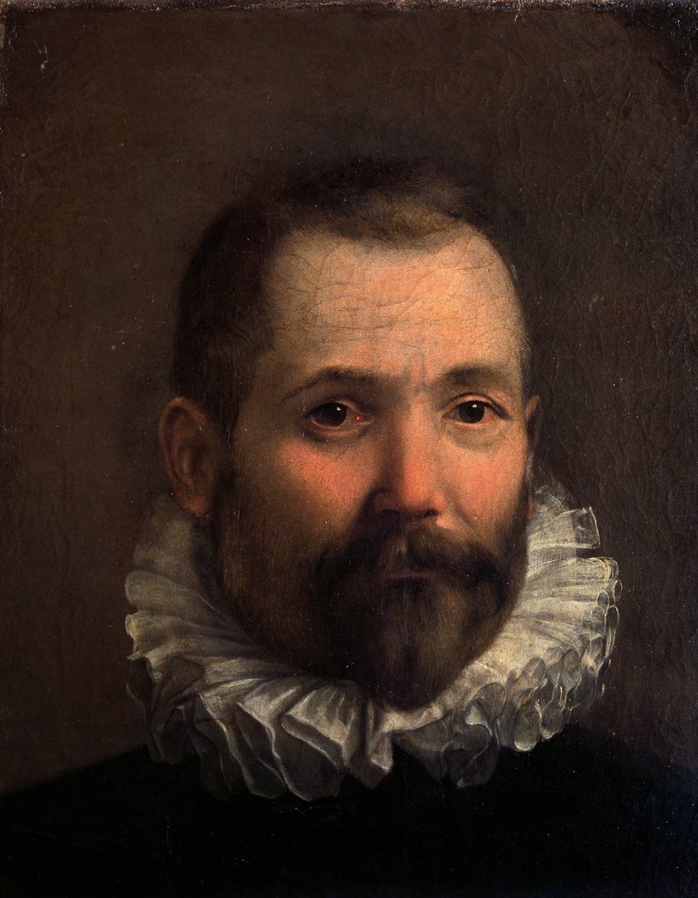 Selvportræt (olie på lærred) af Federico Fiori Barocci or Baroccio