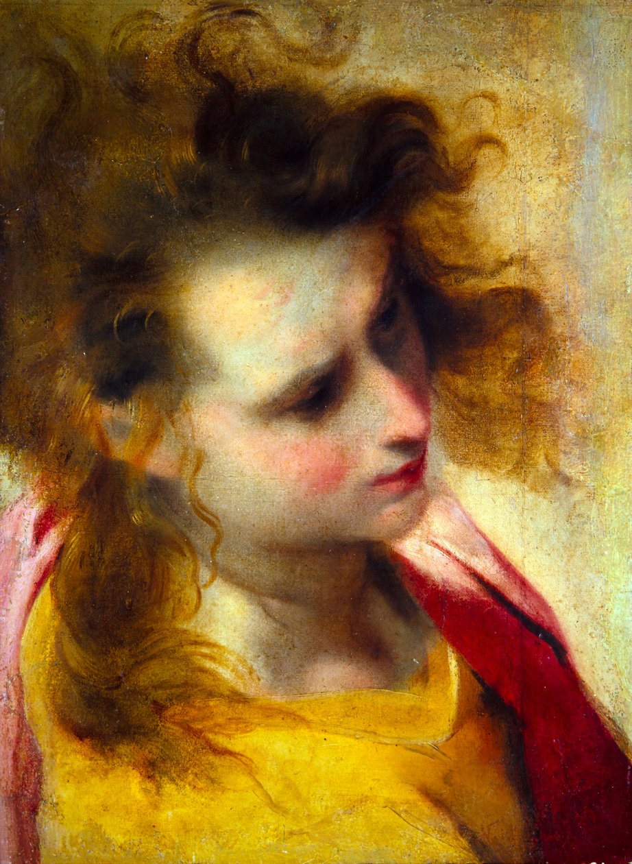 Afsættelsen: Skitse til altertavlen i Urbino af St. John (olie på papir eller lærred) af Federico Fiori Barocci or Baroccio