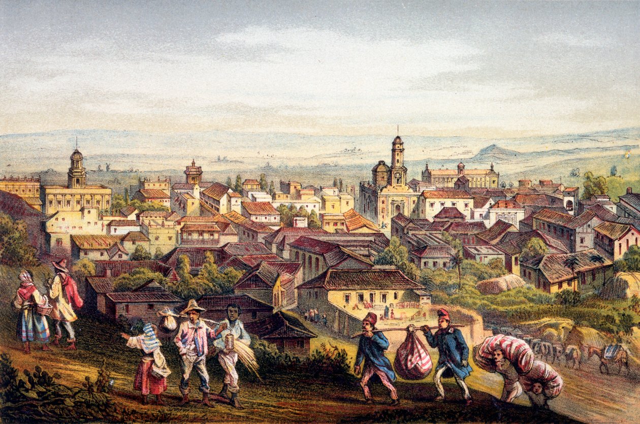 Trinidad, Cuba, 1840 af Federico Mialhe