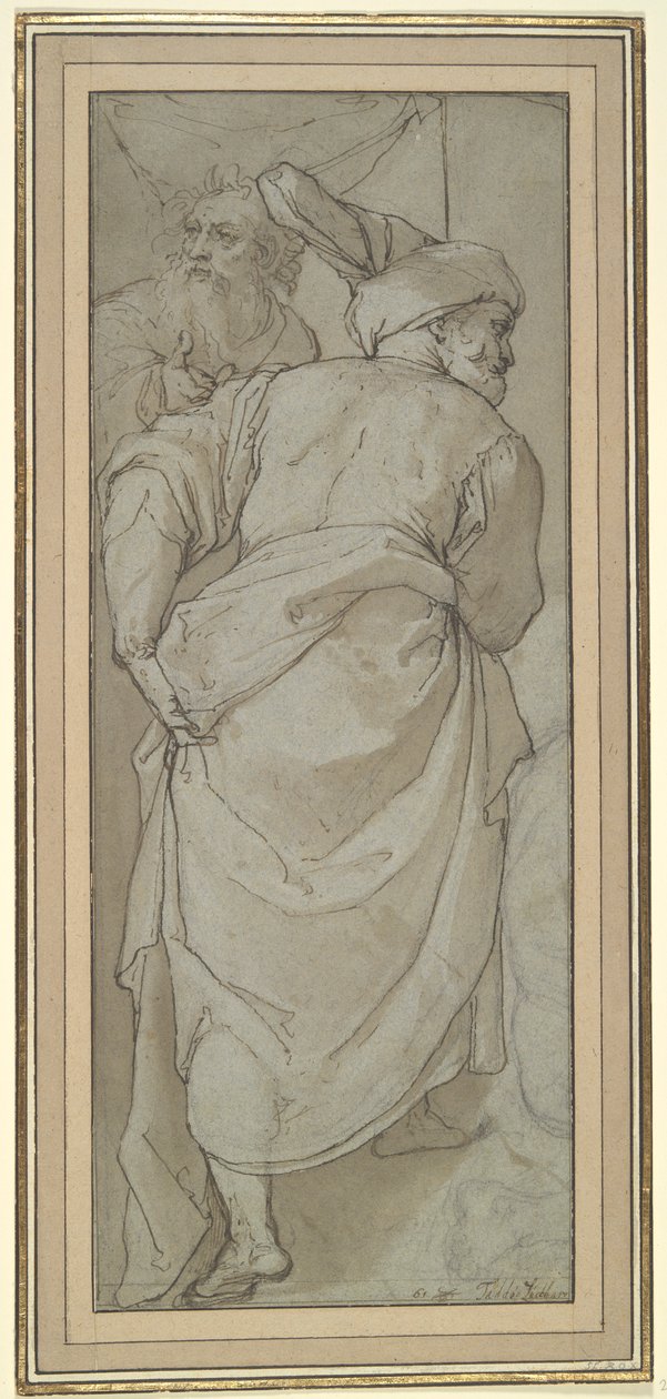 Figurundersøgelse for af Federico Zuccaro