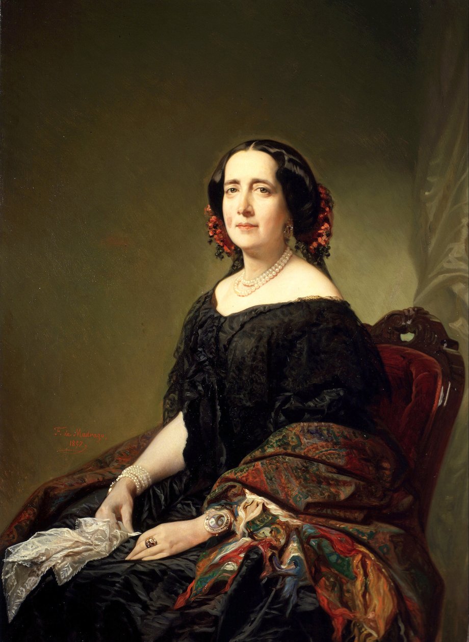 Gertrudis Gómez de Avellaneda af Federico de Madrazo y Kuntz