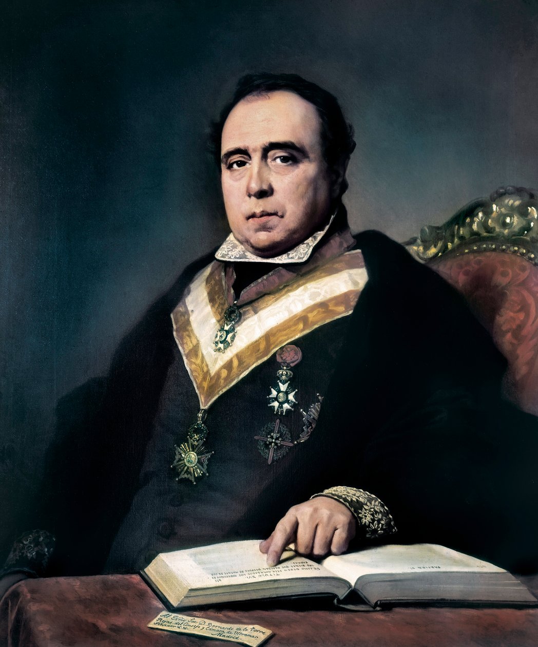 Portræt af Don Bernardo de la Torre Rojas, ca. 1874 (olie på lærred) af Federico de Madrazo y Kuntz