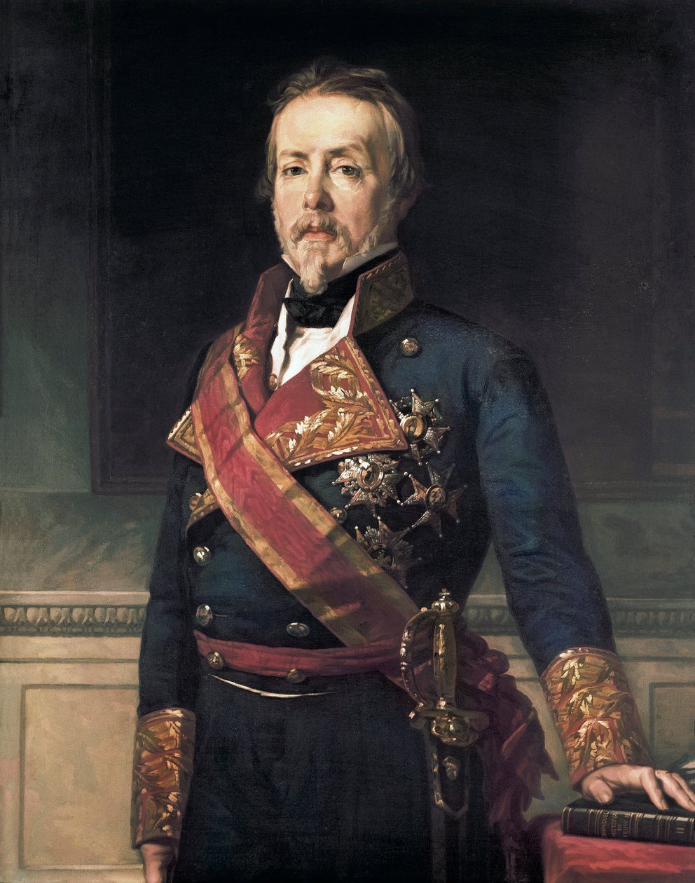 Portræt af Evaristo Fernandez de San Miguel y Valledor (1785-1862), spansk militær adelsmand og politiker af Federico de Madrazo y Kuntz