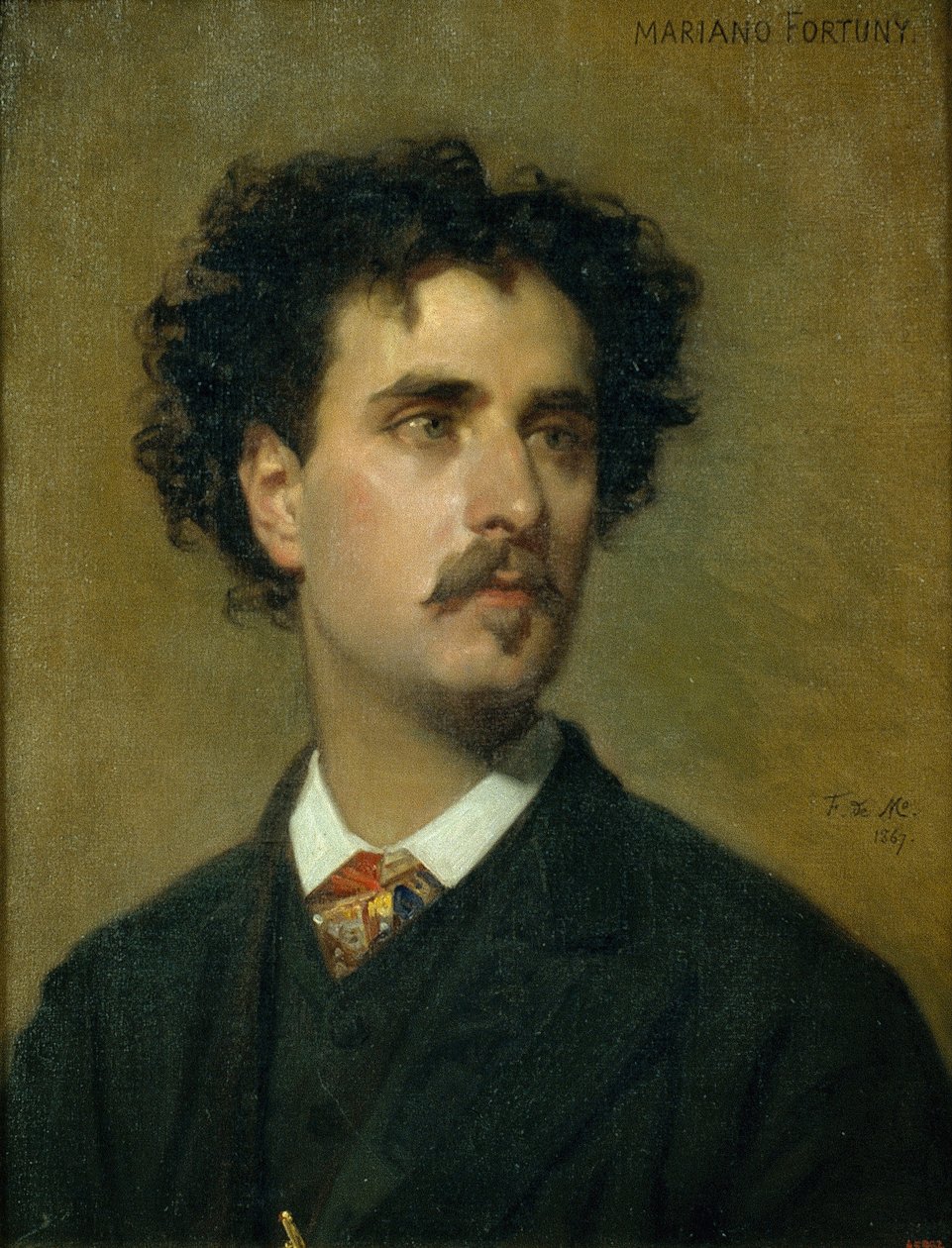Portræt af Marià Fortuny af Federico de Madrazo y Kuntz