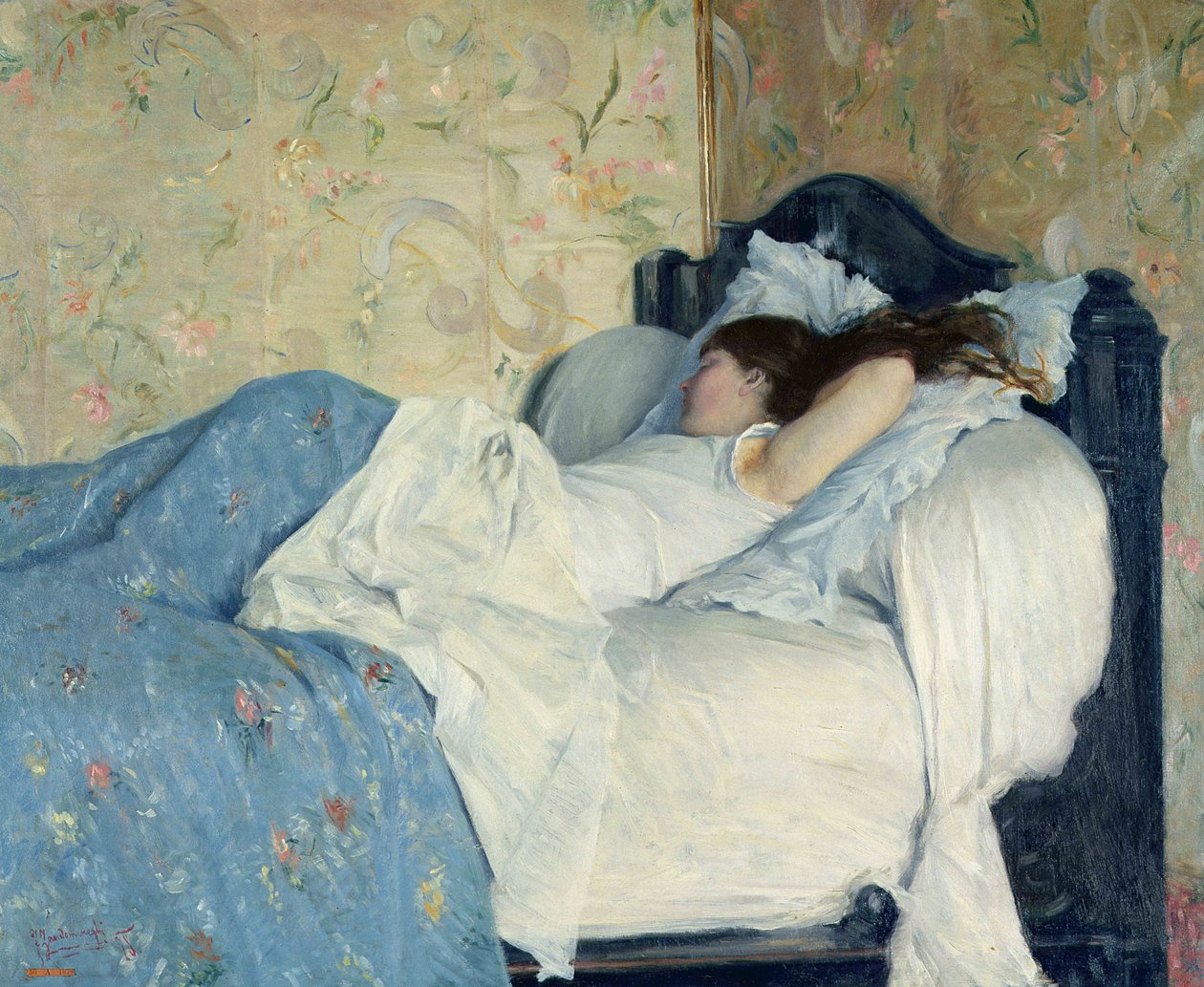 I seng, 1878. af Federigo Zandomeneghi