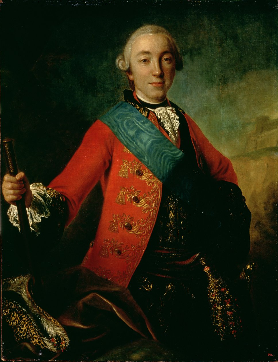 Portræt af Petr Fedorovich (1728-62) 1758 af Fedor Stepanovich Rokotov