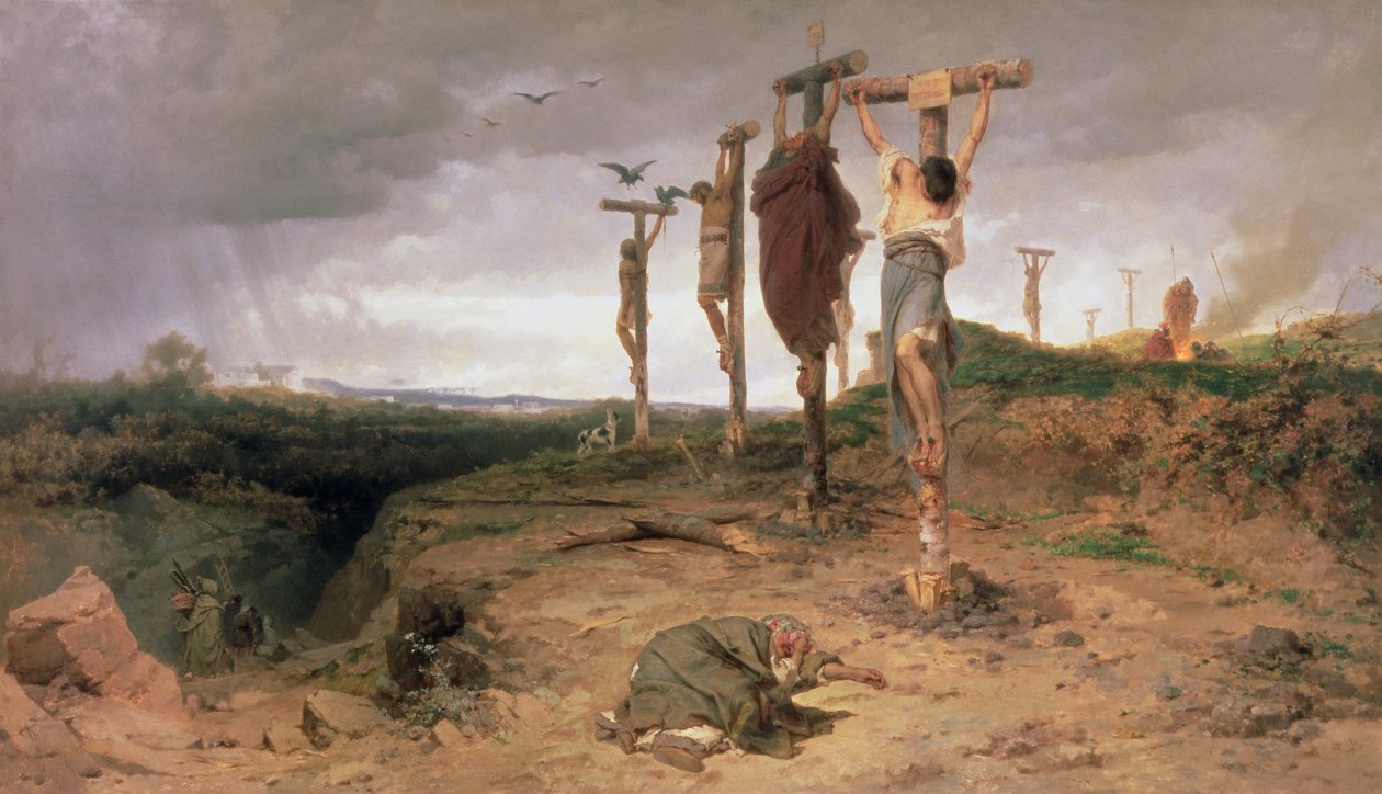 The Damned Field, henrettelsessted i Romerriget af Fedor Andreevich Bronnikov