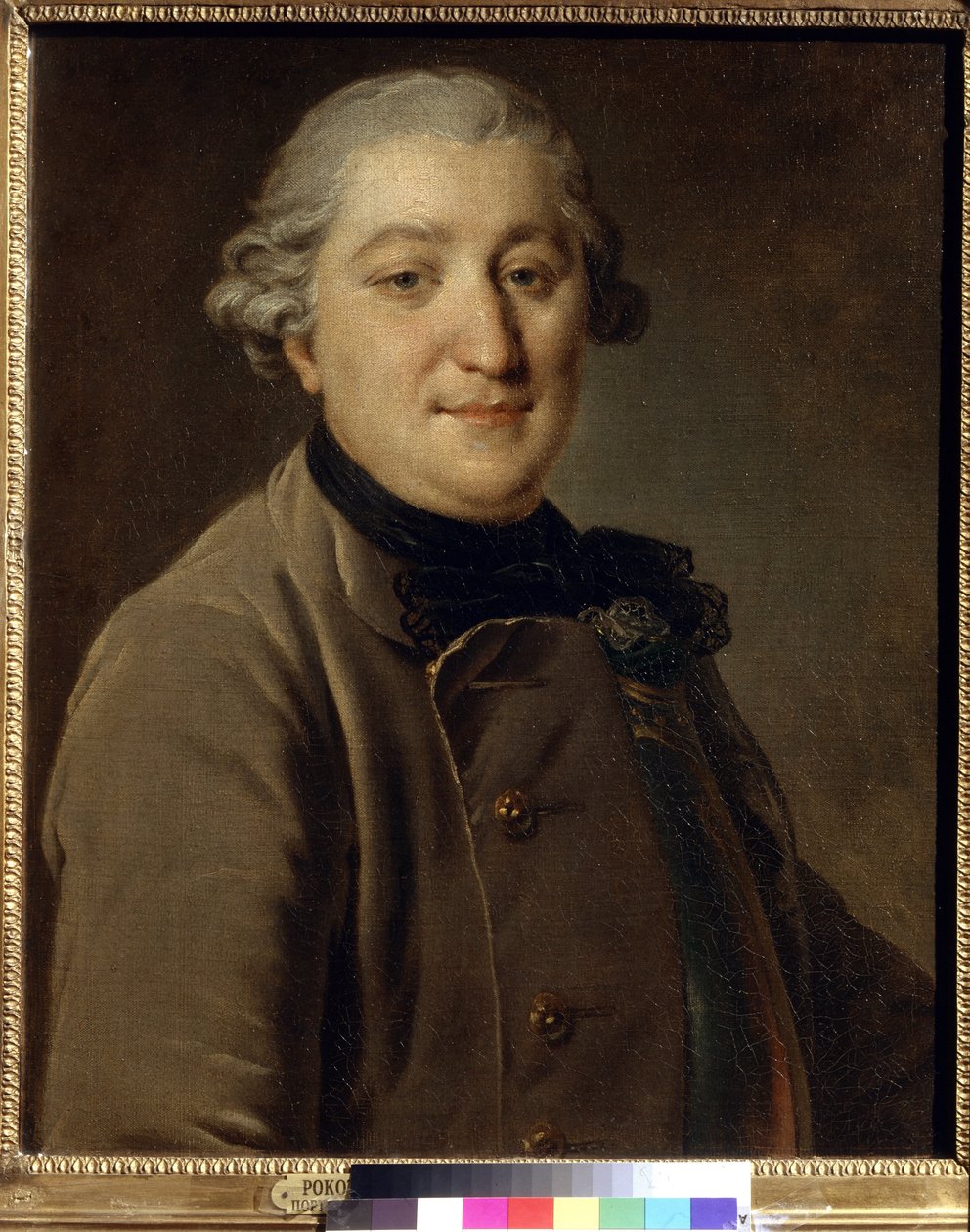 Portræt af grev Ivan Grigorievich Orloff (1738-1791) (grev Ivan Grigoryevich Orlov) - Maleri af Fjodor (Fedor eller Fiodor) Rokotov (1735-1808), olie på lærred (59x47 cm), mellem 1762 og 1765 - Statens Tretyakov Gallery Moskva (Rusland) af Fedor Stepanovich Rokotov