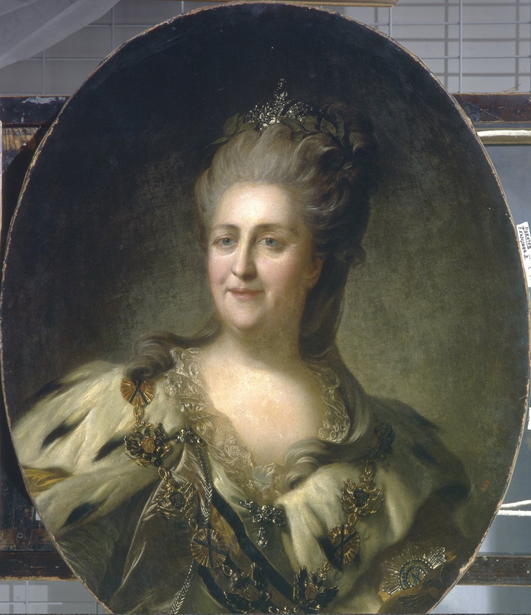 Portræt af kejserinde Catherine II 1729-1796, 1779 af Fedor Stepanovich Rokotov