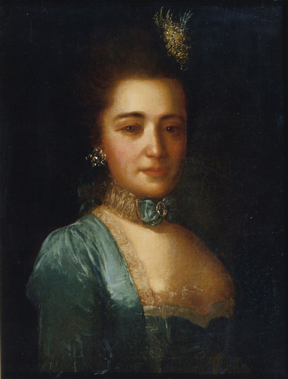 Portræt af Prinsesse Praskovia Ivanovna Golitsyna af Fedor Stepanovich Rokotov