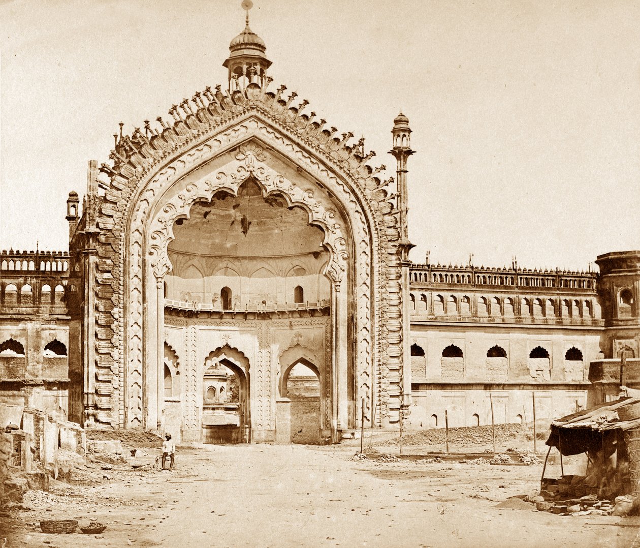 Konstantinopel-porten, Lucknow af Felice Beato