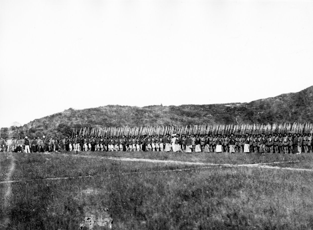 Den evigt sejrende hær, ca. 1863 af Felice Beato