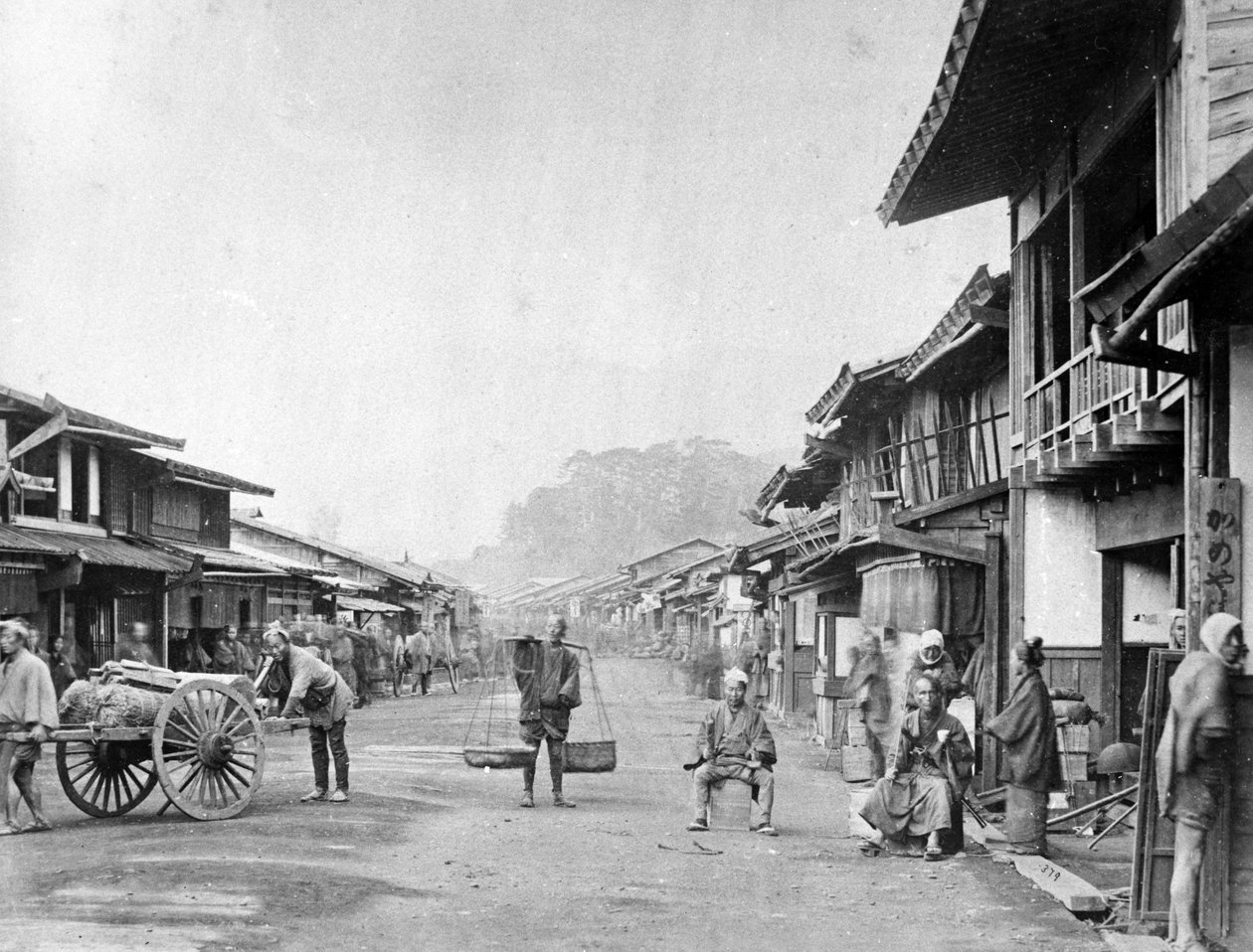 Byen Odowara, ca. 1860