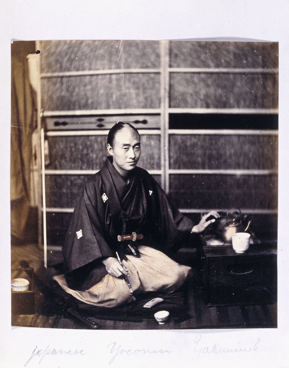 En japansk Yaconin, ca. 1864-1866 af Felice Beato