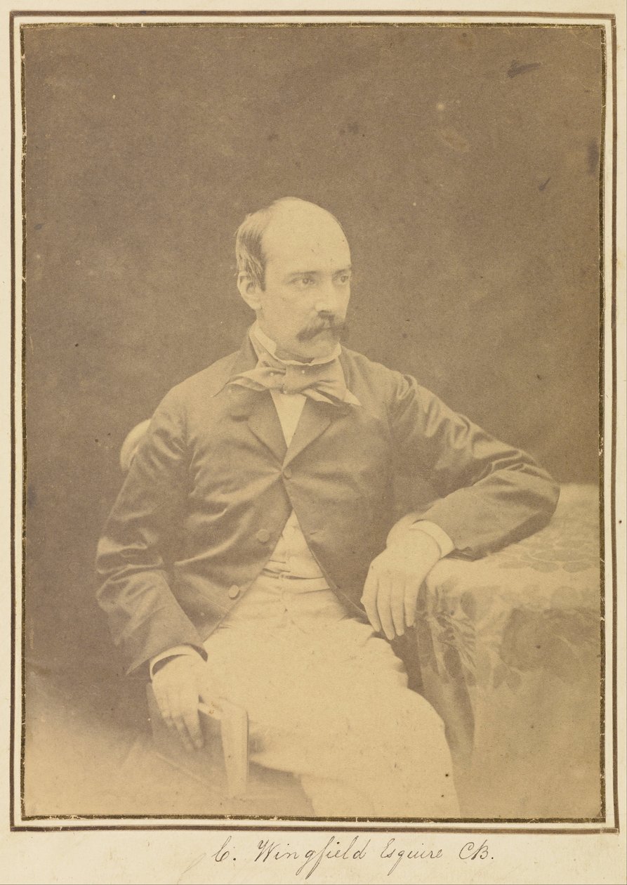 C. Wingfield, Esquire, C.B. af Felice Beato