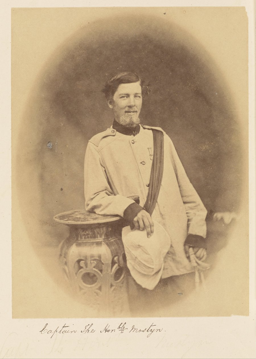 Kaptajn Den ærede Mostyn af Felice Beato