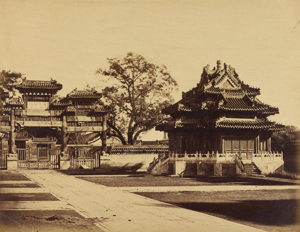 Imperial Winter Palace, Pekin, 29. oktober 1860 af Felice Beato