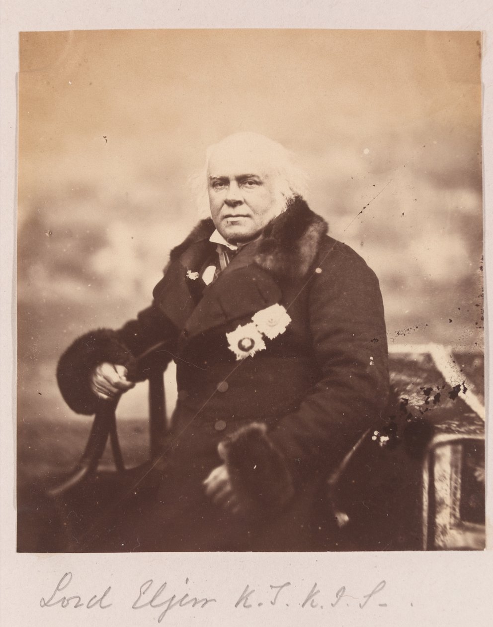 James Bruce ottende jarl af Elgin, 1860 af Felice Beato