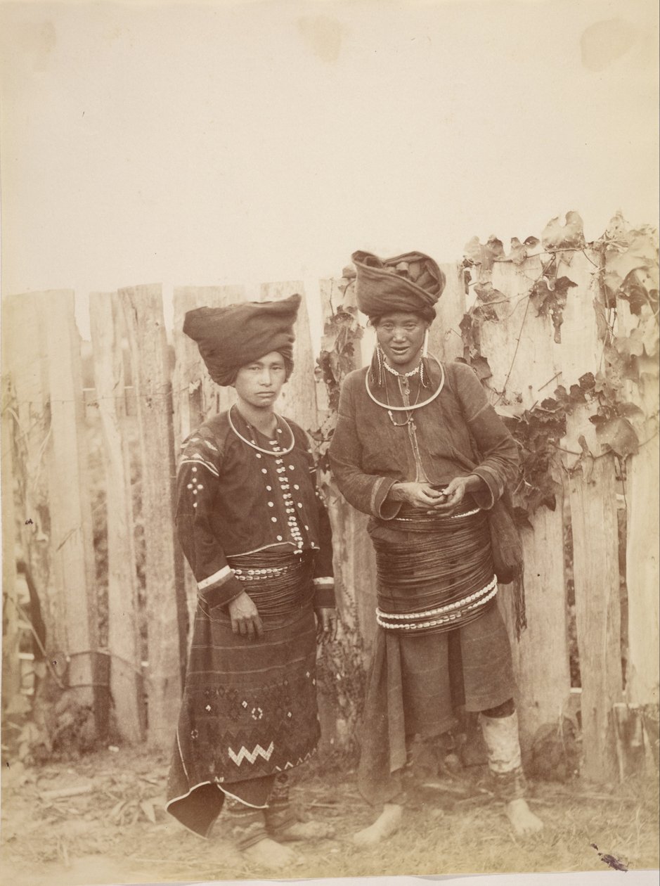 Kachin kvinder af Felice Beato