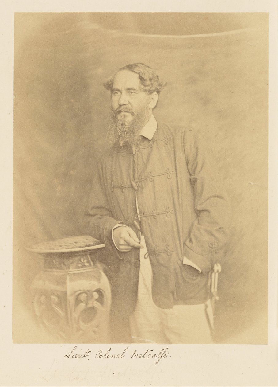 Oberstløjtnant Metcalfe af Felice Beato