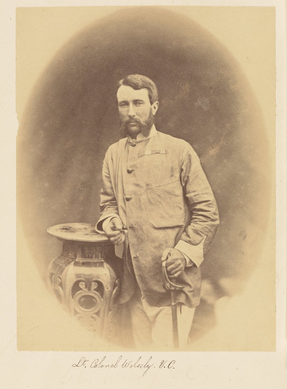 Oberstløjtnant Wolsely, V.C. af Felice Beato