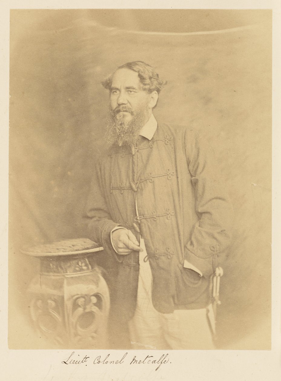 Oberstløjtnant Metcalfe af Felice Beato
