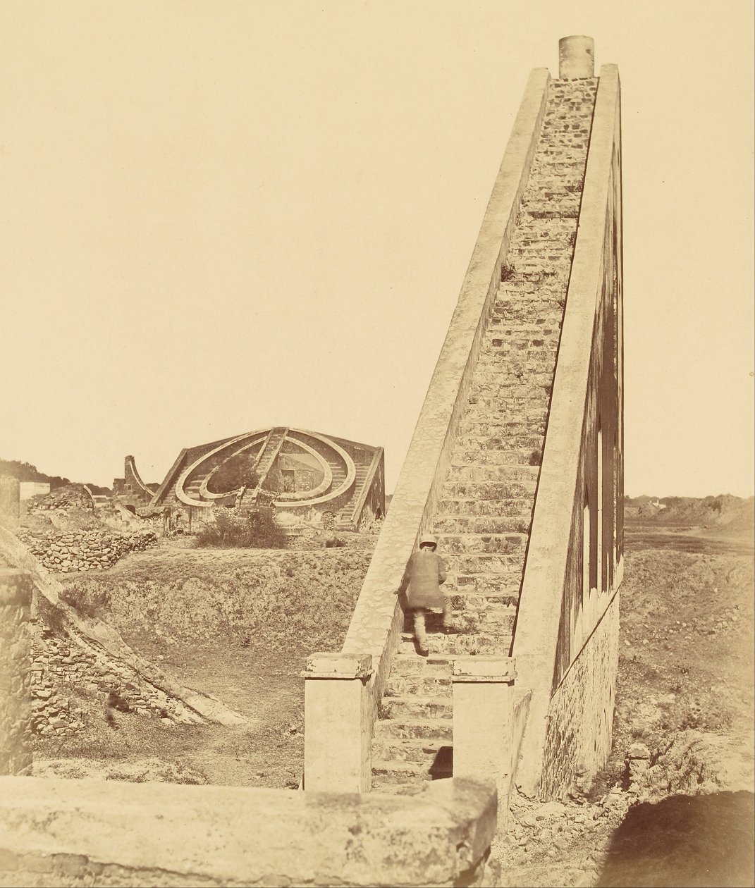 Det gamle observatorium i nærheden af Delhi af Felice Beato