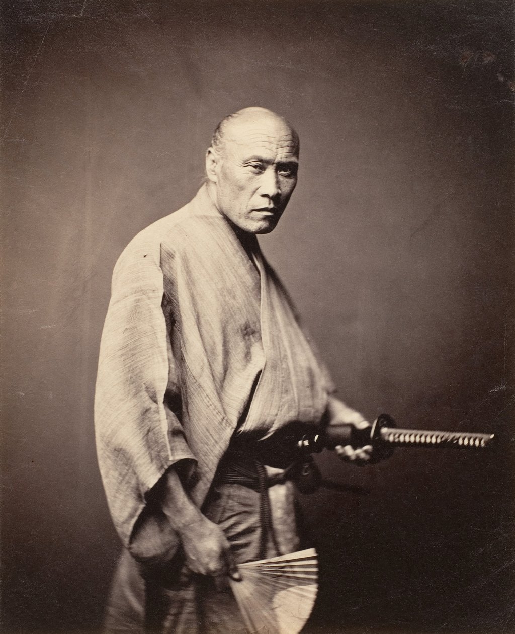 Samurai, Yokohama, 1864-65. af Felice Beato