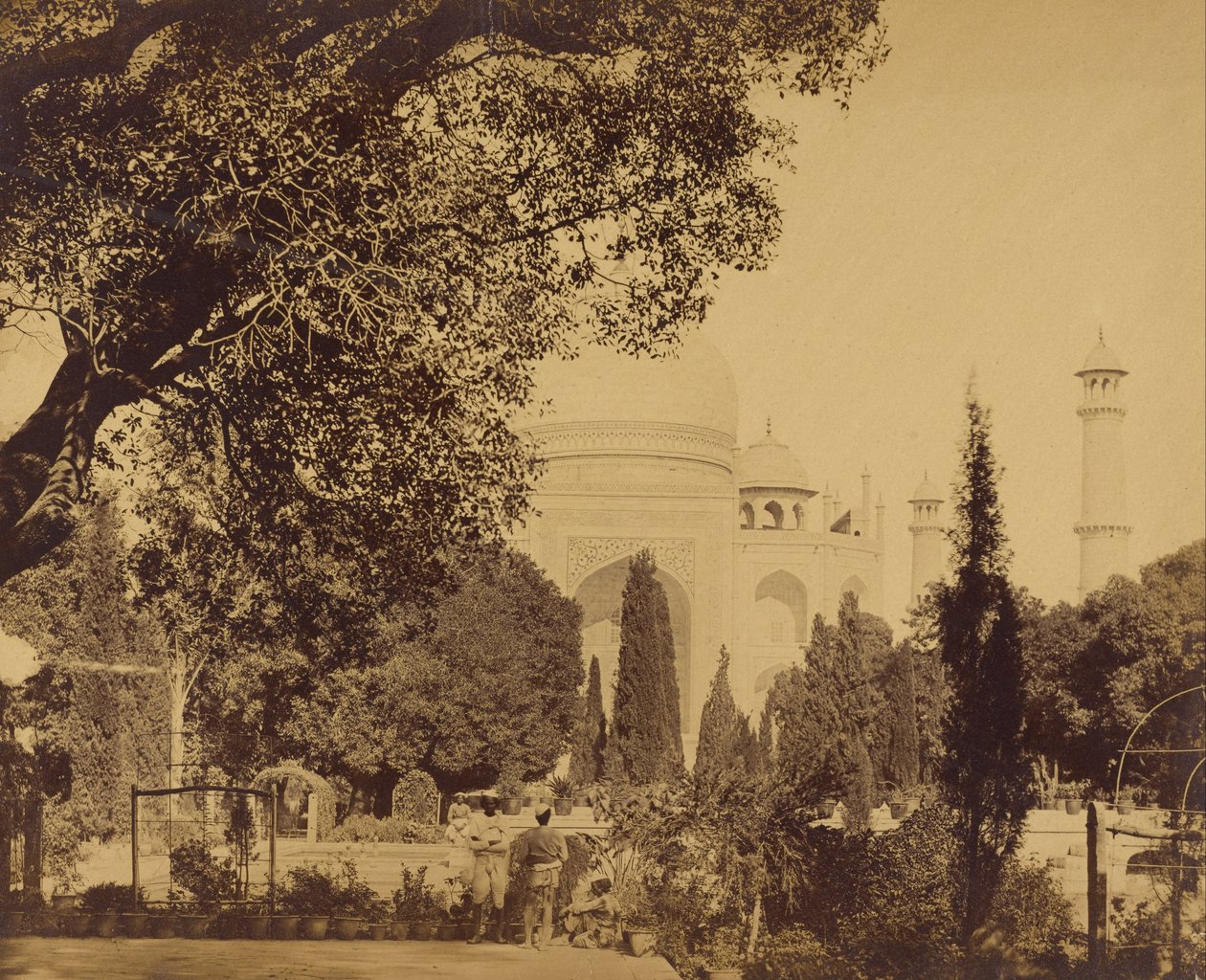 Taj Mahal af Felice Beato