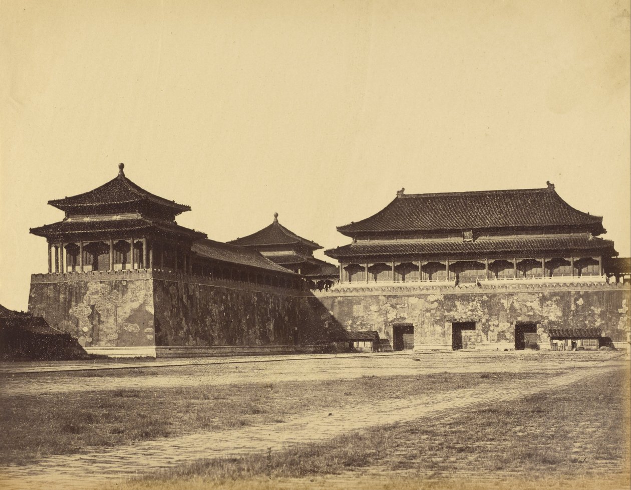 Det store kejserlige vinterpalads, Pekin, 29. oktober 1860 af Felice Beato