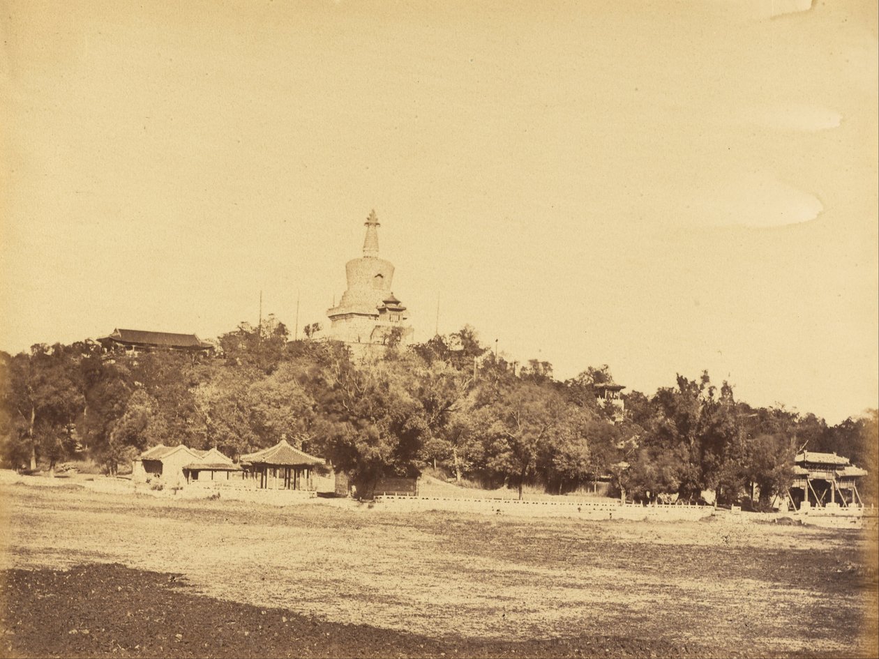 Den Store Pagode på Imperial Winter Garden Palace, 29. oktober 1860 af Felice Beato