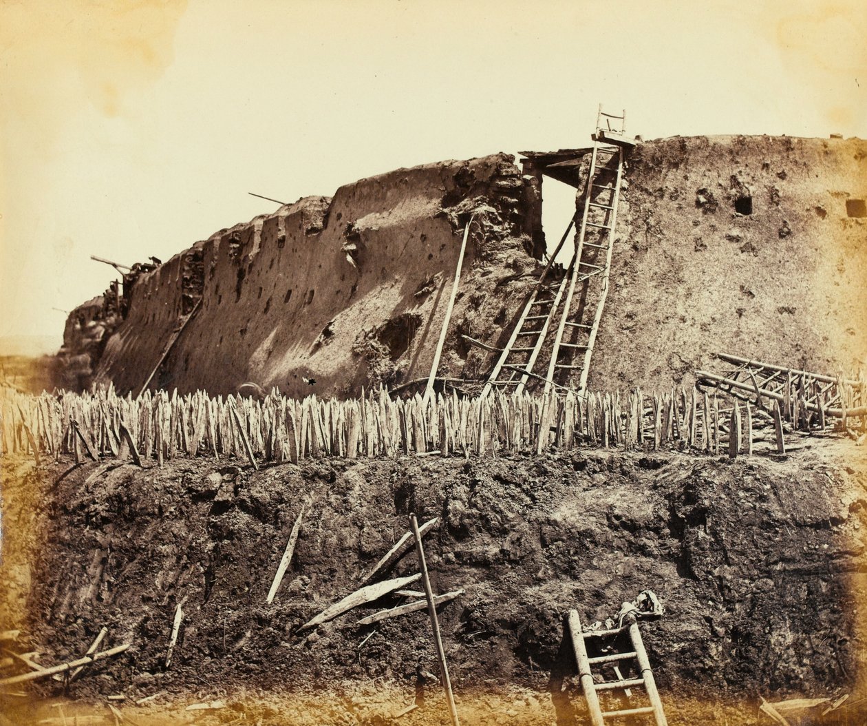 North Taku Fort, Kina, 1860 af Felice Beato