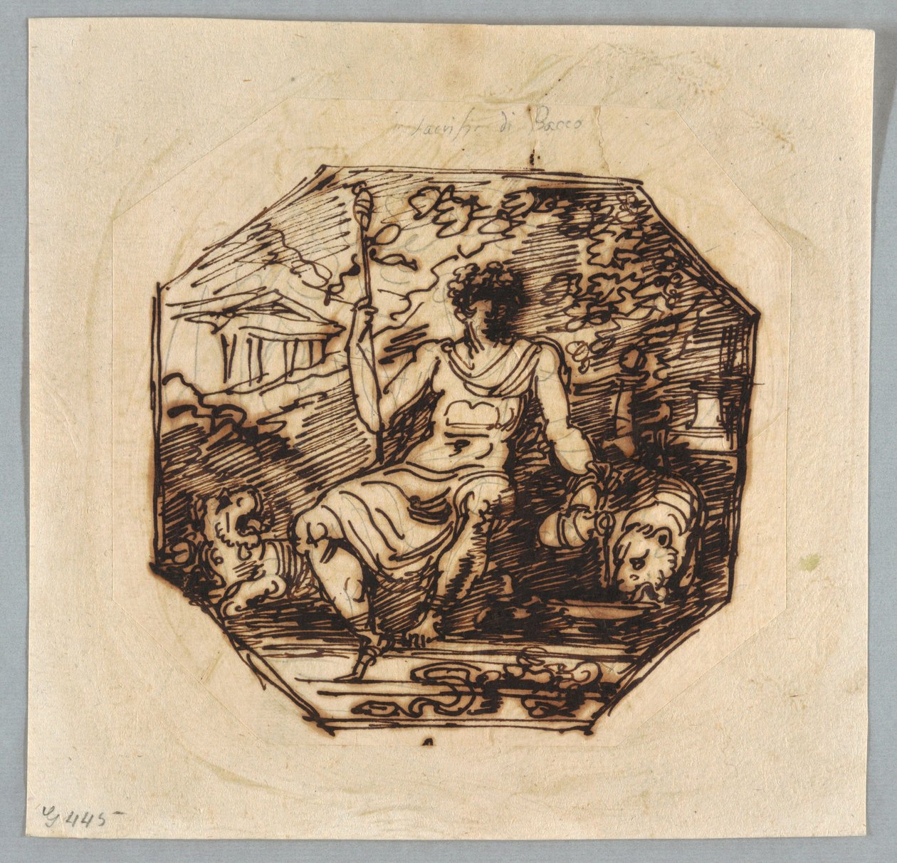 Bacchus af Felice Giani