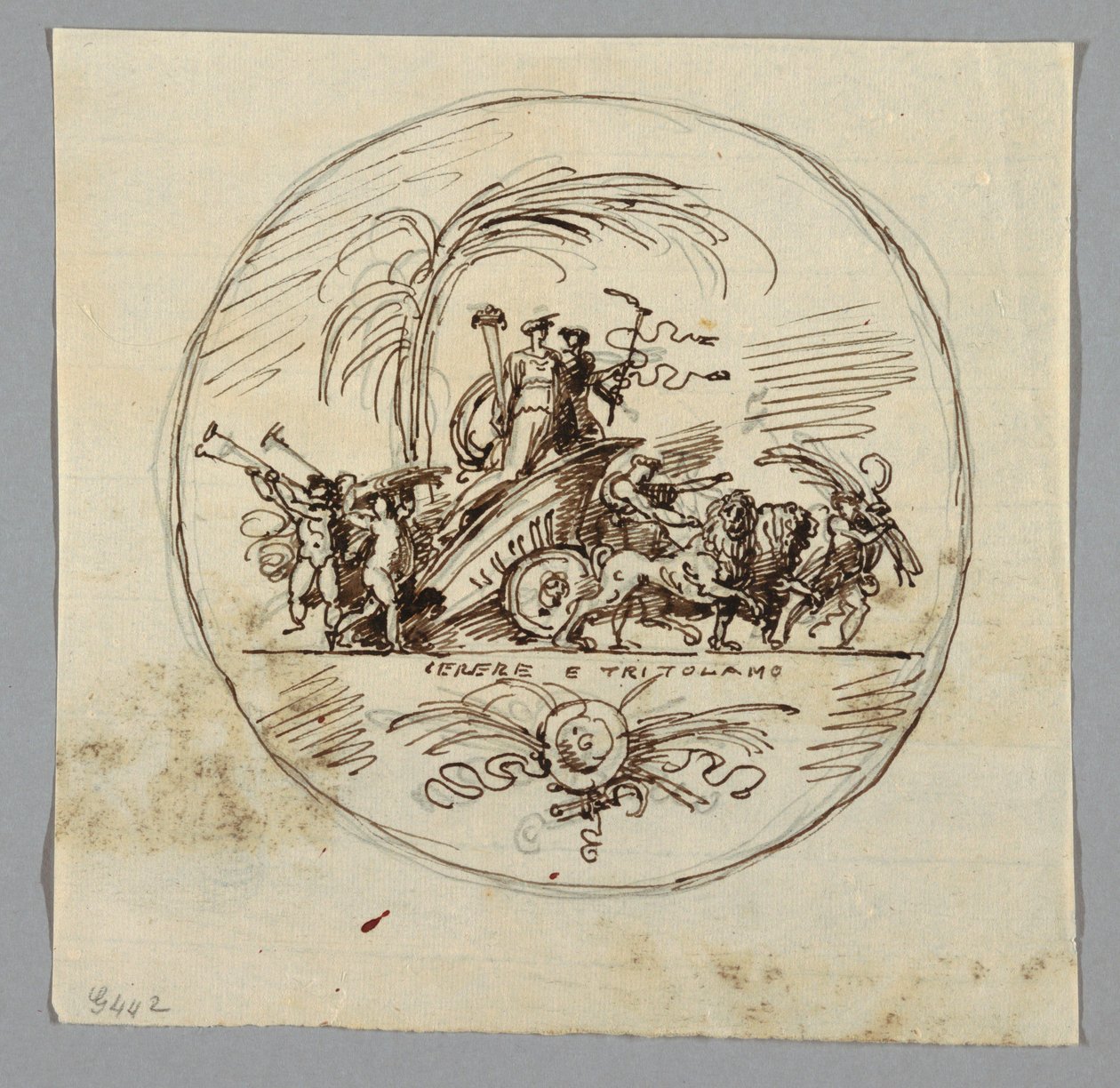 Ceres og Triptolemus af Felice Giani