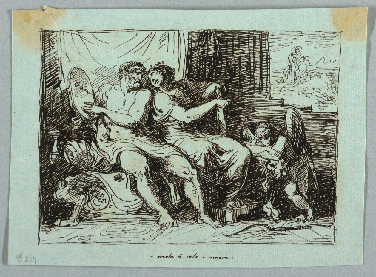 Hercules og Iole af Felice Giani