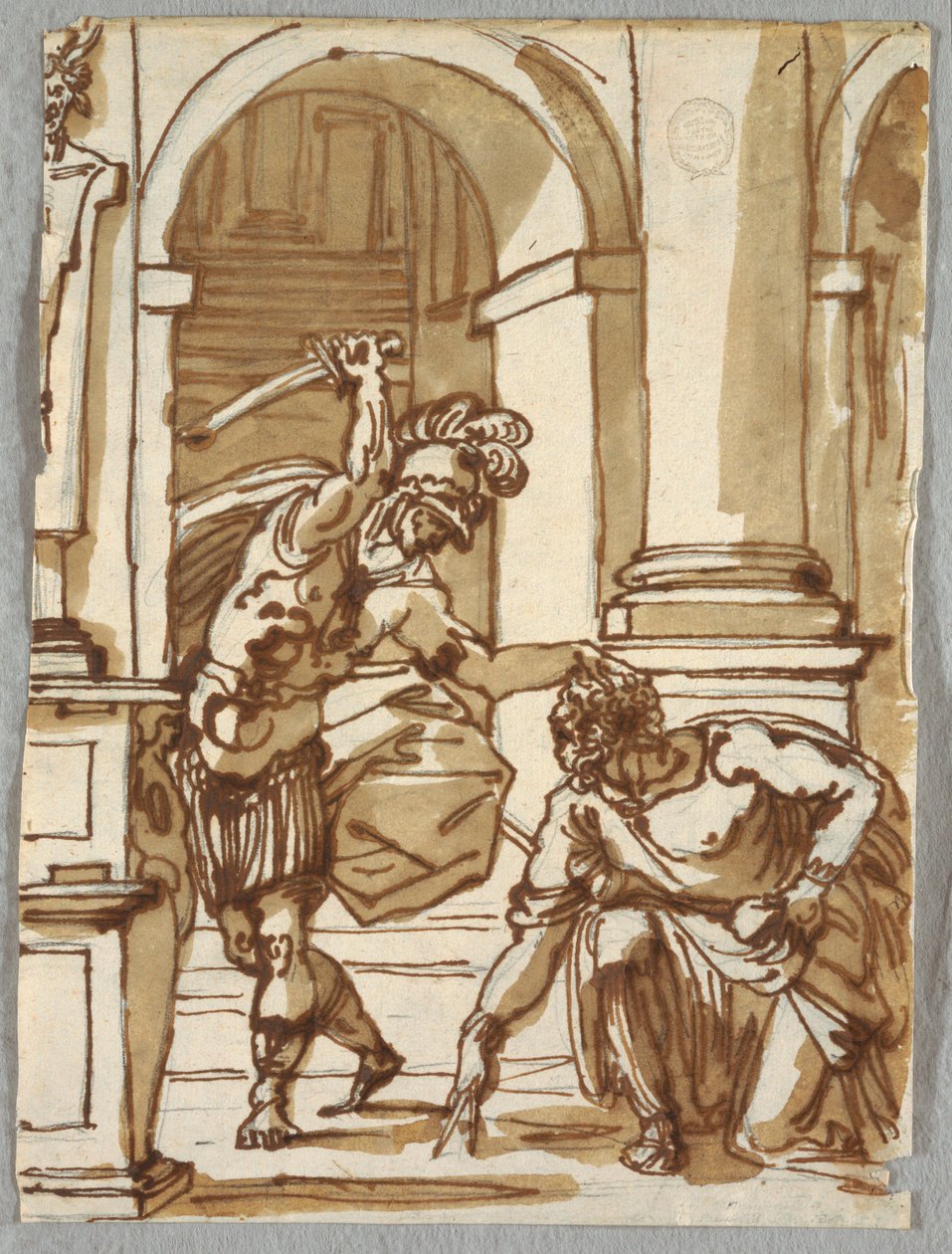 Archimedes død af Felice Giani