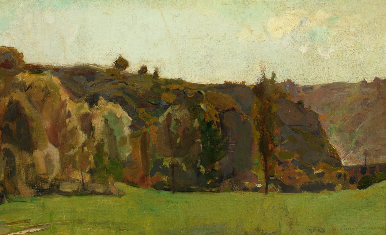 Landskab i Ardennerne af Félicien Rops