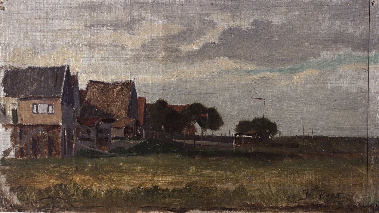 Landskab i Sverige af Félicien Rops