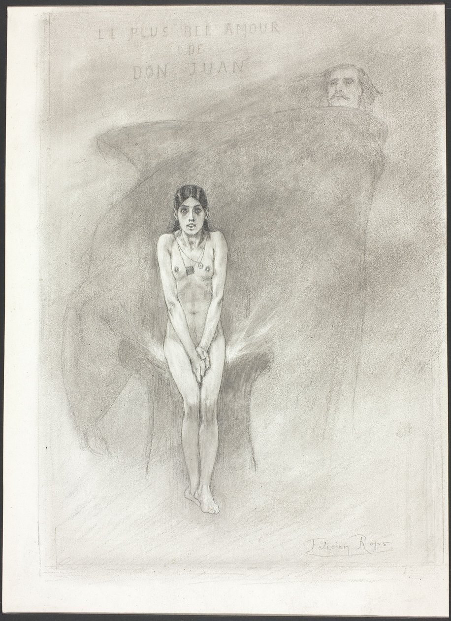 Don Juans største kærlighed af Félicien Rops