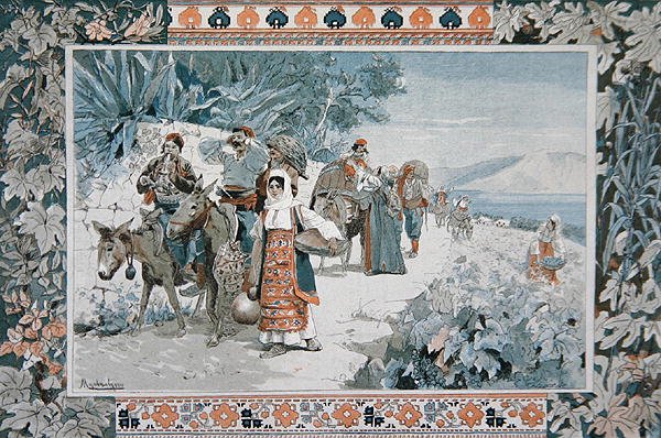 Afrejsen til vinhøsten i Dalmatien af Felicien baron de Myrbach Rheinfeld
