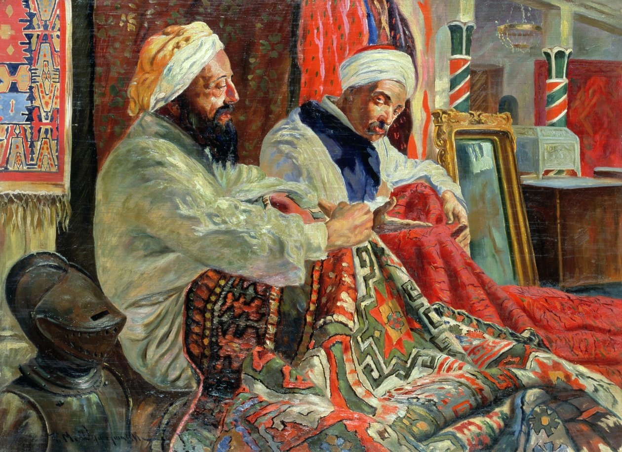 Ved den arabiske souk, ca. 1923 af Feliks Michal Wygrzywalski
