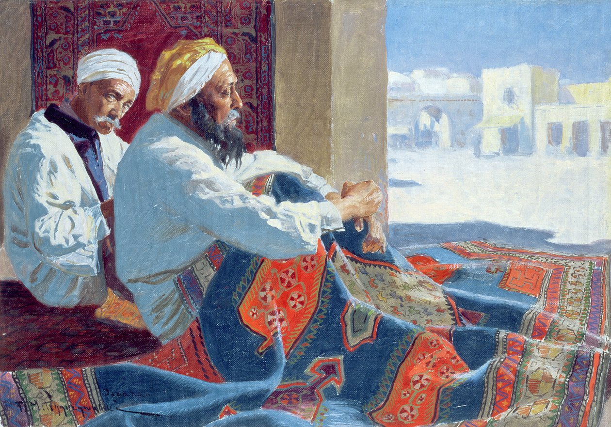 Tæppesælgerne, ca. 1915 af Feliks Michal Wygrzywalski