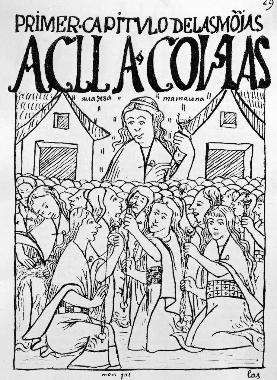 De udvalgte jomfruer af Felipe Huaman Poma de Ayala
