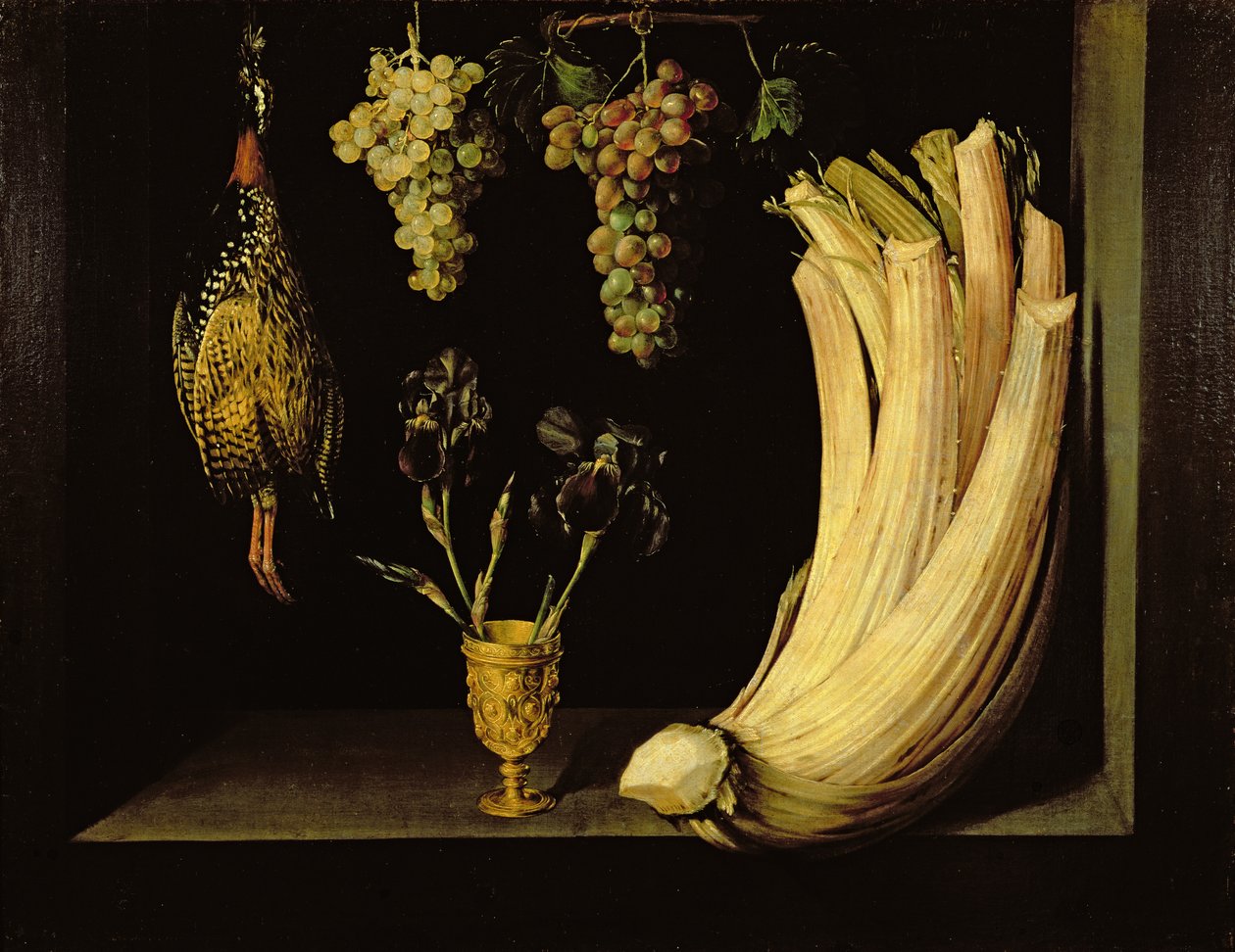 Stilleben, 1628 af Felipe Ramirez