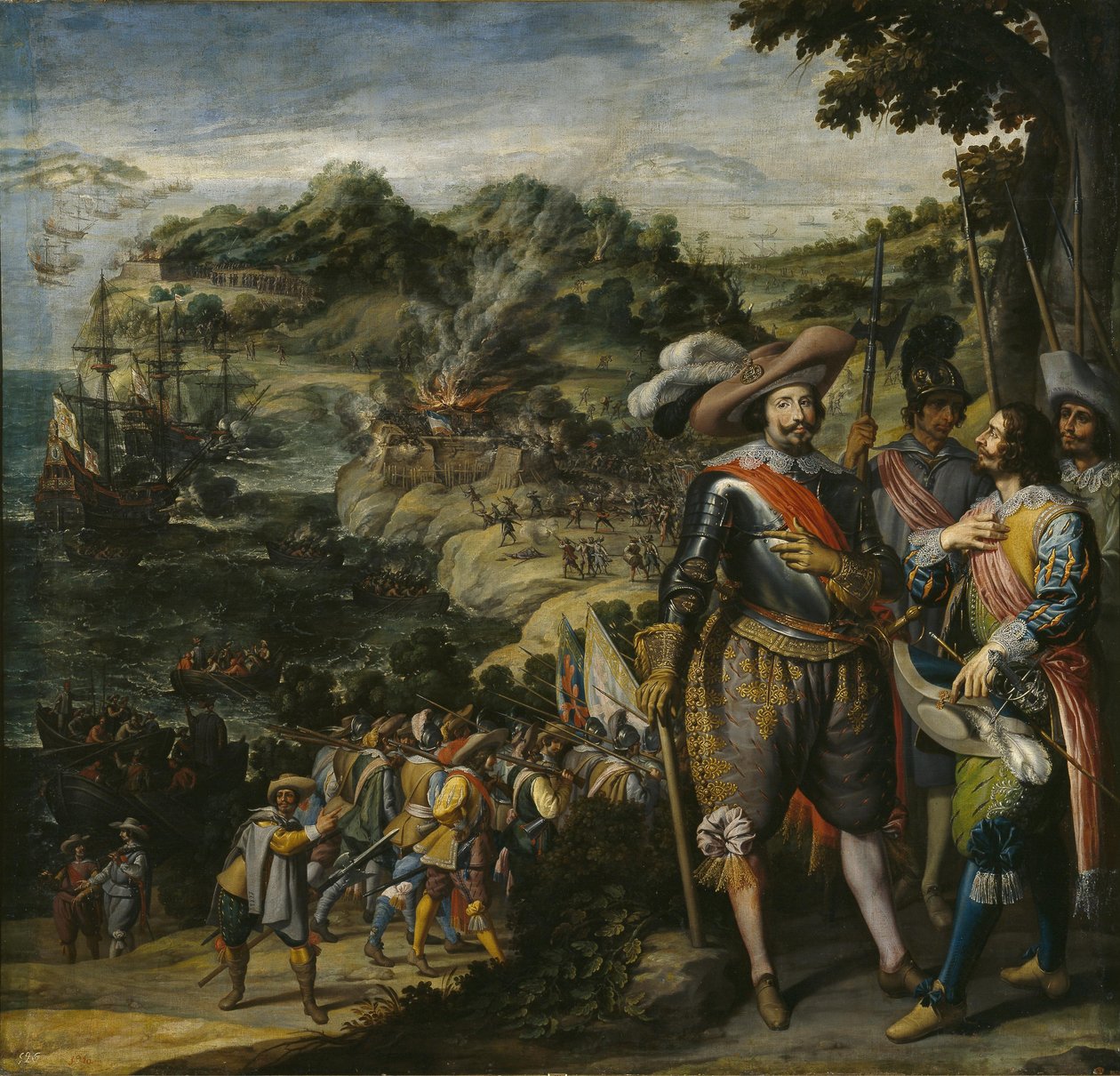 Generobringen af St. Kitts, 1629 af Felix Castello